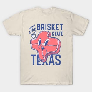 Texas the Brisket State | Texas Pitmaster BBQ Beef Barbecue Dads Backyard Premium Quality BBQ | Backyard Pool Party BBQ | Summer T-Shirt